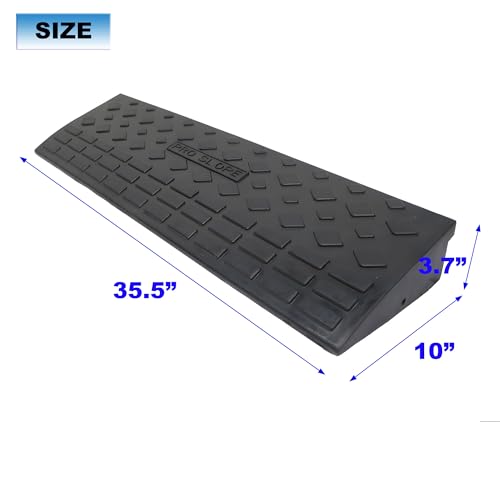 Rampa de Caucho para Bordillos 35.5" Negro miniatura 2