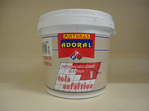 ADORAL - Pintura Tela Asfáltica Impermeabilizante - Transitable - Terrazas y Fachadas 15 L...