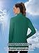 TACVASEN Women's Workout Jackets Lightweight Athletic Jackets Zip Up Summer UV Protection Shirts Long Sleeve Green
