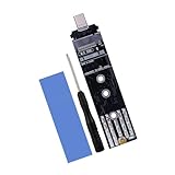 Snorvixre Nvme Gehäuse unterstützt 2230 2242 2260 2280 Nvme auf USB Typ C externes Gehäuse