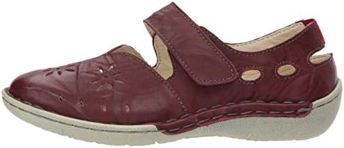 Propét Women's Chloe Mary Jane Flat, Dark red, 7.5 Medium US | Image 7