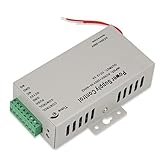 1. Prise en charge de la tension globale : prend en charge l'entrée CA 90 V-260 V pour une utilisation mondiale ; convertit en sortie stable de 12 V CC pour les contrôleurs d'accès, les serrures et les boutons de sortie.