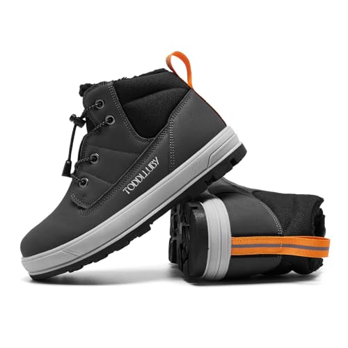 Boys Girls Snow Boots Faux Fur Lined Winter Ankle Boots Outdoor Waterproof Slip Resistant Comfortable Cold Weather Boots Little Kid/Big Kid2