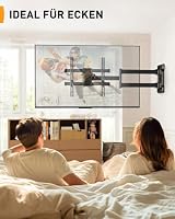 Perlegear TV Wandhalterung Schwenkbar, für 32-65 Zoll Fernseher 60 kg – Ansicht 7