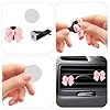 Bow Car Vent Clips,6 Pcs Pink Bow Cars Air Freshener,Perfume Diffuser,Cute Cars Air Freshener Vent Clips,Car Interior Decor Charm Accessories #1
