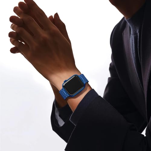 Image of EPULY Metal Band Compatible with Apple Watch Bands for Men 49mm 46mm 45mm 44mm 42mm 41mm 40mm 38mm, Business Stainless Steel Strap for iWatch Bands Series 11 10 9 8 7 6 5 4 3 2 1, SE3 2 1, Ultra3 2 1