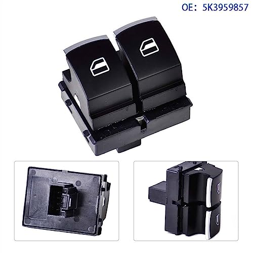 Bouton de lève-vitre bloqué ? Commande chrome VW 5K3959857A
