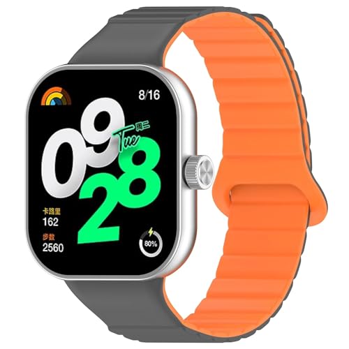 Bracelet silicone Redmi Watch 4 sport souple à fermeture aimantée