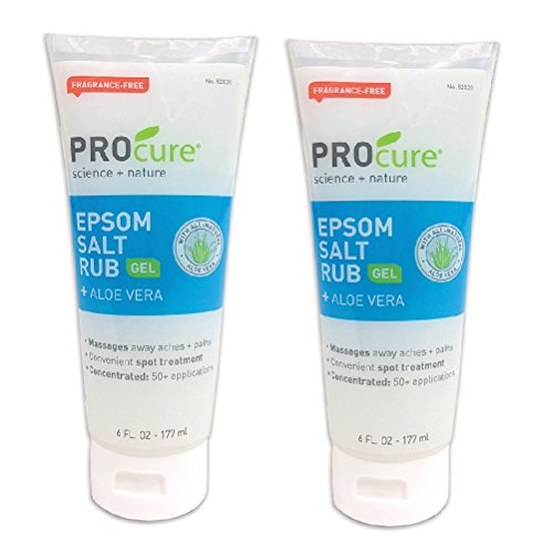 Profoot (Set/2) Concentrated Epsom Salt Rub Gel for Muscle Tension Aches & Pain