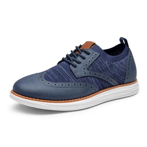 Chaussures Oxfords pour hommes Bruno Marc marine taille 43 modèle SBOX2408M confort