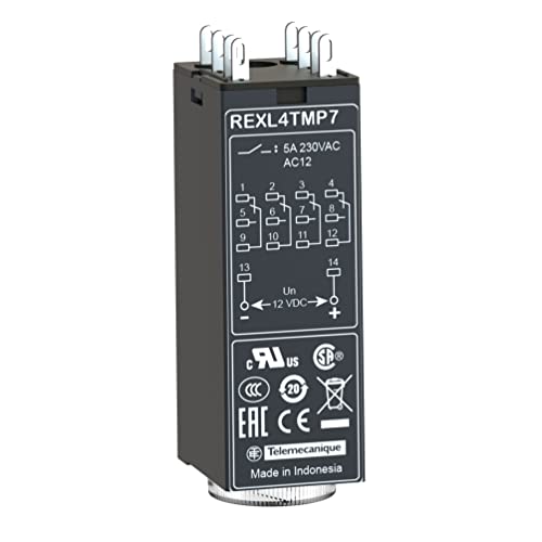 Module de température 230VAC compact 4 contacts inverseurs rail - 7