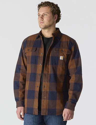 Image of Carhartt Men's Hubbard Loose Ls Plaid Shirt