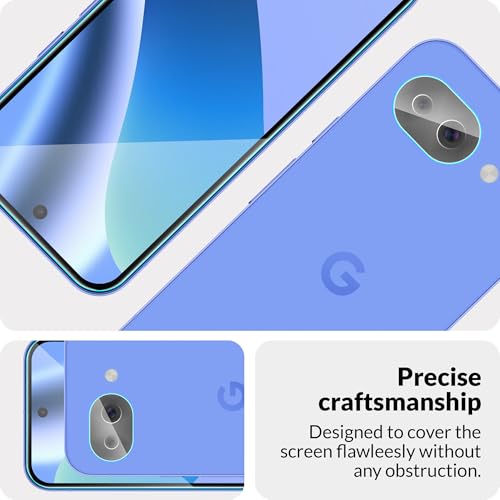 Image of ArmourPro Tempered Glass and Clear Camera Lens Protector for Google Pixel 10A, Edge to Edge Screen Guard, Anti-Bubble, Scratch Resistant, Anti-Fingerprint, Installation Kit | Clear