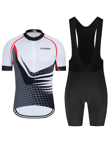 Men's Cycling Jersey Bib Shorts Set
