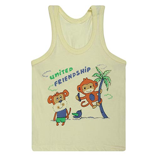 Image of superminis Cotton Vests /Baniyan /Inner Wear - Regular Fit, Sleeveless, Printed Sandos for Girls, Boys and Kids
