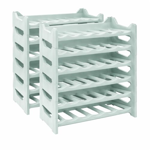 struttura in plastica resistente e lavabile - Realizzato in plastica robusta garantisce durata nel tempo e facilità di pulizia. Ideale per uso quotidiano in cucina o cantina. Una soluzione pratica e funzionale.