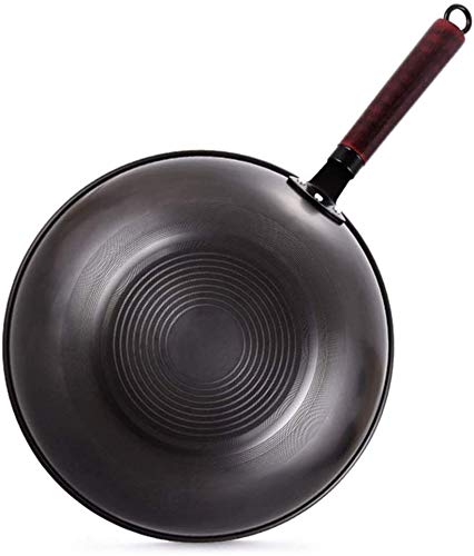 Wok de acero al carbono de 12.5 pulgadas miniatura 2