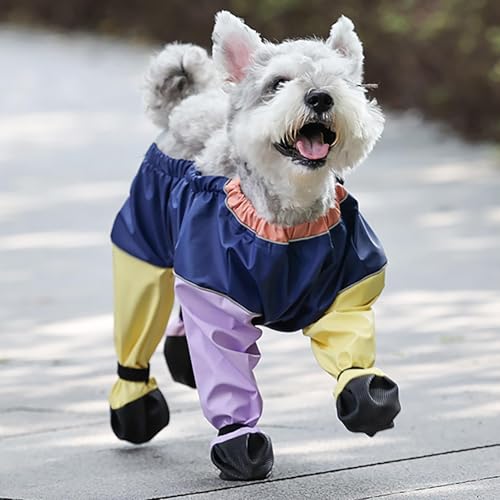 Genikeer Strapsstiefel Für Hunde | rutschfeste Hundeschuhe | Hundestiefel Mit Hosenträger | Hund Pfotenschutz Hosenträger | wasserdichte Hundeschuhe Leggings Für Drinnen Und Draußen