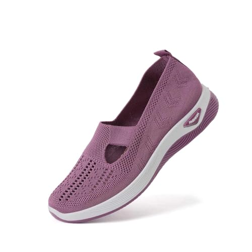 Zapatilla Ortopedicas Mujer Zapato para Caminar Ortopedicos con Malla Calzado Verano Casual Zapatillas Ligero y Transpirable Zapato Cómodas para Senderismos