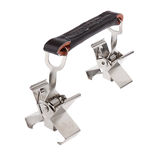 Baoblaze 2 peças de clipes de lona para pintura a óleo de metal com alça para ferramentas de pintura