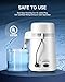 CO-Z 1.1 Gallon Water Distiller, 4L Distilled Water Machine with Timer & Reservation, 750W Distilled Water Maker for Drinking Water Purification, Countertop Water Distiller for Home Office Travel More