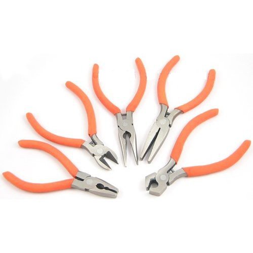 5pc Wire Beading Cutting Pliers Combo Affordable Basic Set of Hand