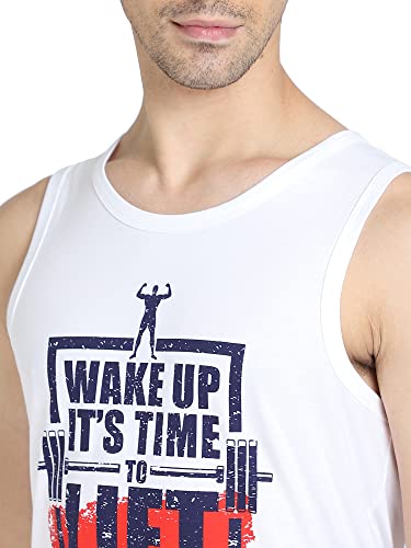 Image of DYCA Mens Printed Sleeveless T-Shirts Pack of 1