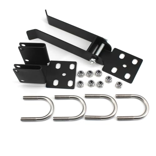 Uooduby Pestillo de Cadena Doble para Marcos de 3,5 cm. Pestillo de Brazo Resistente para Puertas Batientes.