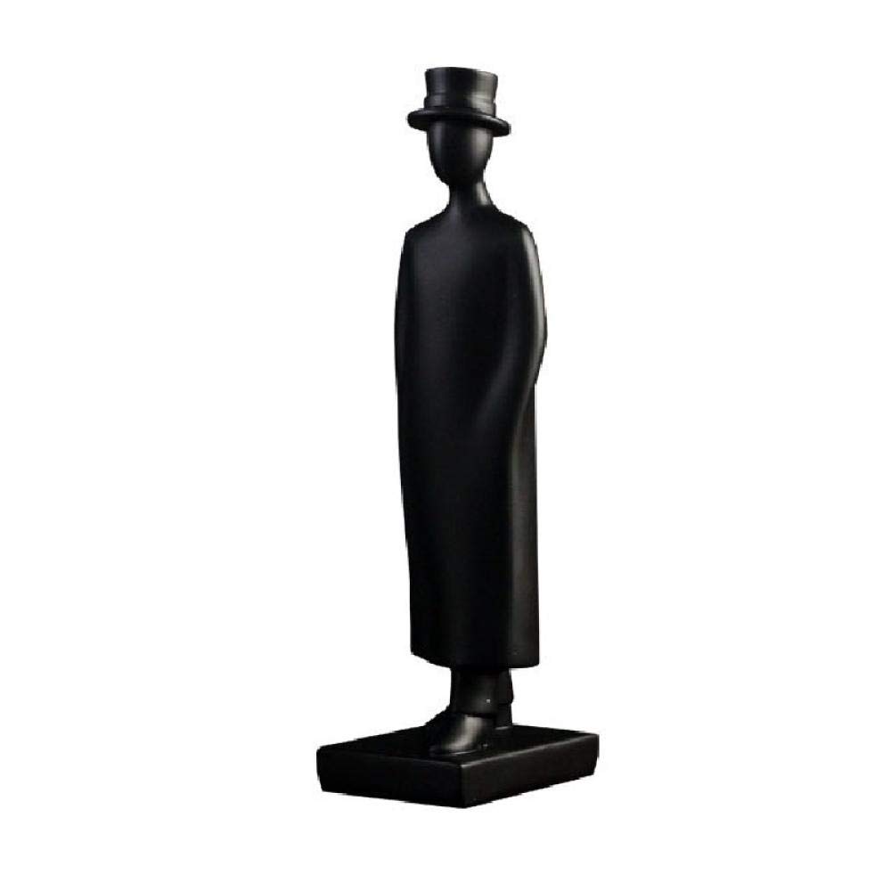 Figuraina Decorazione Ornamentale Cappello Astratto Uomini Figuraine Arte Scultura Figure Decorazioni per la casa Accessori per la scrivania dell'ufficio Statue