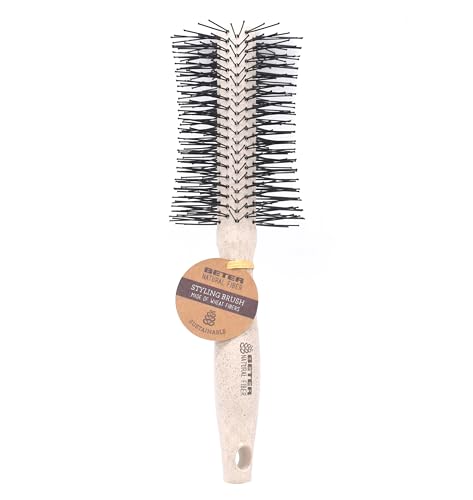 Beter, Natural Round Wheat Fibre Hair Brush