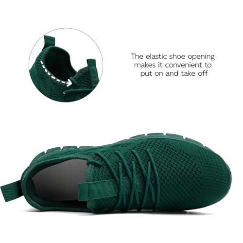Image of Mens Walking Tennis Shoes Slip On Hiking Running Sneakers Non Slip Fitness Casual Workout Athletic Gym Lightweight Breathable Comfortable Trainers