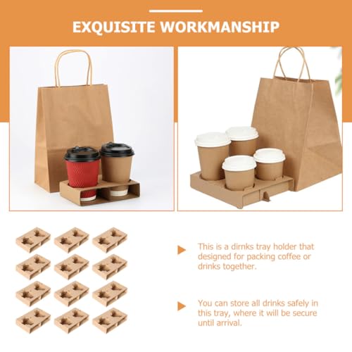 Porte-gobelets double encoche pour sécuriser le transport de tasses