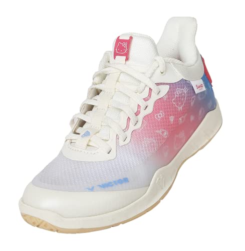 Image of VICTOR X Hello Kitty VG-KT L Professional Badminton Shoes for Girls White
