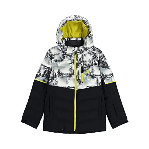 Spyder Boy's Impulse Synthetic Down Jacket (Big Kids) Tree Line Print 12 Big Kid #TOP12
