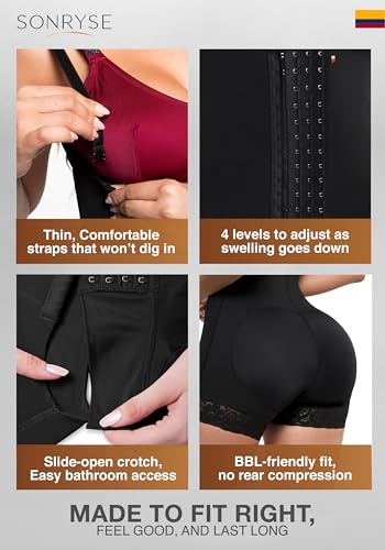 Image of Sonryse Stage 2 faja Tummy Tuck Compression Garment | Faja Body Shaper Shapewear for Women | Fajas Colombianas Moldeadoras