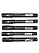 Mitsubishi Pencil [5 Pens Set!!] uni Posca Poster color marker Super Thin PC-5M Black from Japan