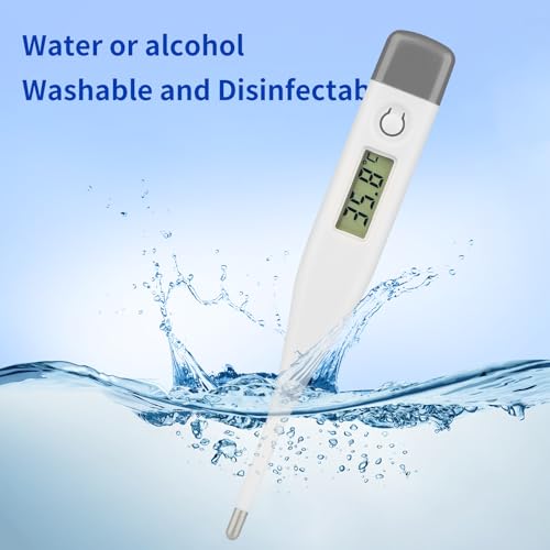 Image of Intelligent Digital Thermometer,LCD Display Screen,Fast Measurement,Suitable for Children and Adults,Easy to Maintain Cleanliness and Hygiene,Bringing Family Health,Grey