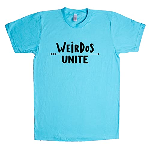 Weirdos Unite Unisex T Shirt Tahiti-Blue X-Large