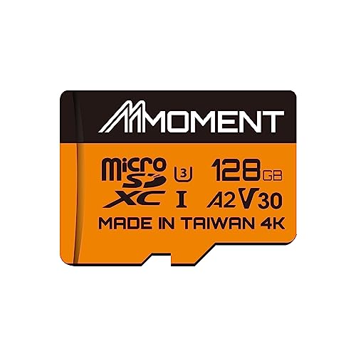 MMOMENT MicroSDXC�J�[�h 128GB A2 / V30 / U3 / Switch�Ή�/SD�A�_�v�^�[�t�y�ő�Ǎ�100MB/s�z