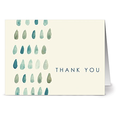 Note Card Cafe Thank You Cards With Kraft Envelopes | 72 Pack | Painted Thank You | Blank Inside, Glossy Finish | For Greeting Cards, Occasions, Birthdays, Gifts #TOP1