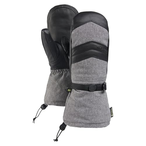 Mouffles de ski Burton femme gris avec membrane Gore-tex imperméable pour le snowboard