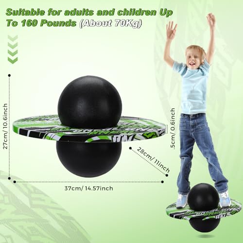 image for WinnerWhy Pogo Trick Ball for Kids, Up to 160lbs, Pogo Stick Jumper fo