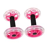 NAMOARLY 2pcs Double Wheel for Core Strengthening and Waistline Shaping for Workouts Enhanced Stability Abdominal Wheel for All Fitness Levels