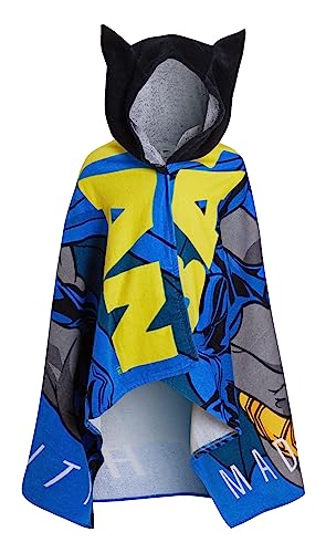 DC Comics Toalla con Capucha Batman 100% algodón Poncho para