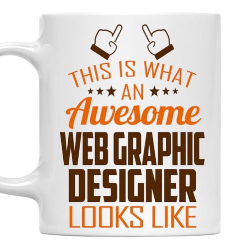 MONIZILUCKY Awesome Web Graphic Designer Mug 11oz – This Is