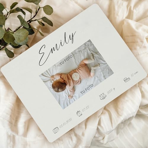 Miniatura 3 de Creative Deco Blanca Caja De Recuerdos Personalizada Con Tu Foto Para Bebés Idea De Regalo De Nacimiento Personalizado Cajas De Madera Personalizadas Para Niños Personalizados Para Niño Y Niña