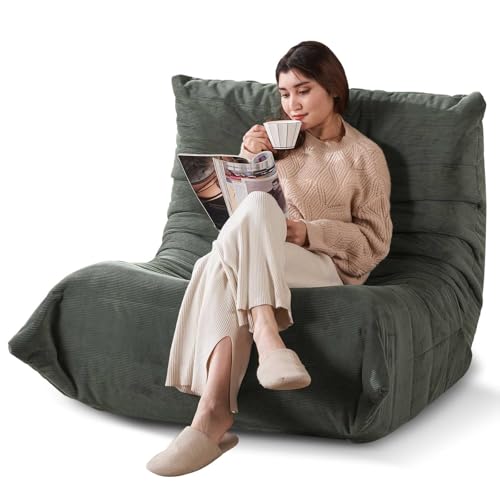 Générique canapé Togo,Togo Fauteuil,canape Bubble，Confortable, Doux et Facile à Nettoyer, Meubles de Salon, adaptés aux Chambres, dortoirs universitaires chaises de Lecture de Loisirs (Green)