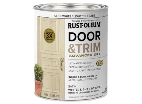 Rustoleum Stops Rust 369389 Door & Trim Paint White/Light Base