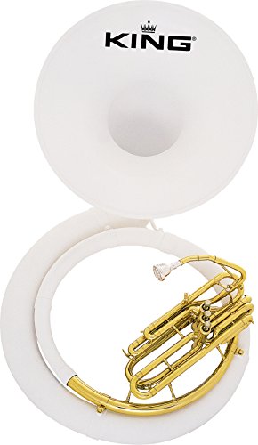 King 2370 Fiberglass Sousaphone 2370W Instrument With Case