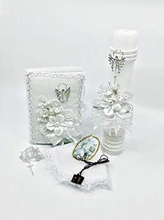 First Communion Candle Set for a Girl